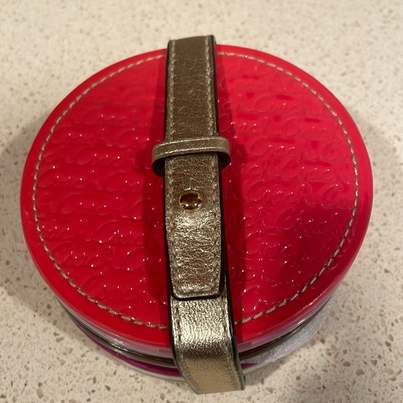 Coach Other - Coach Legacy Rare 8 Piece Multicolor Leather Coaster Set with strap holder.